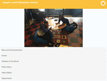 Tablet Screenshot of lovettelementary.org